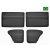 kárpit T1 67- set/4 feket"B" 111898320BX