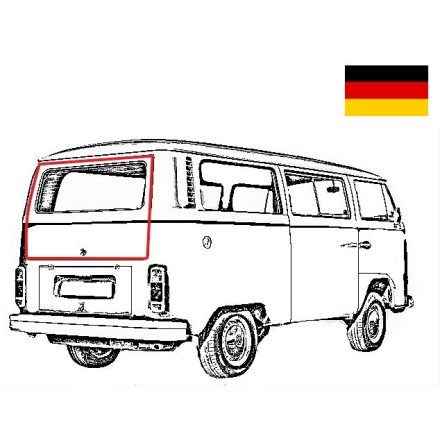 ajtógumi T2 hátsó 8/71-79 27532