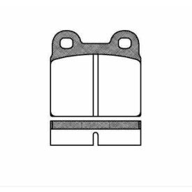 fékbetét T1 2 fül kocka Ferodo 311698151B