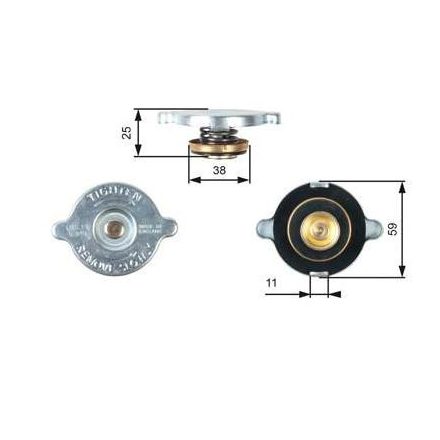 hűtősapka fém 321121321C