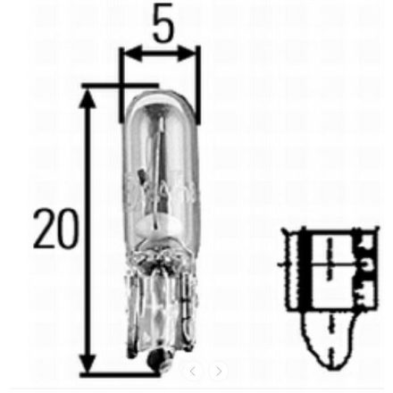 izzó, 1.2W üvegfoglalatos 8GP002095-121