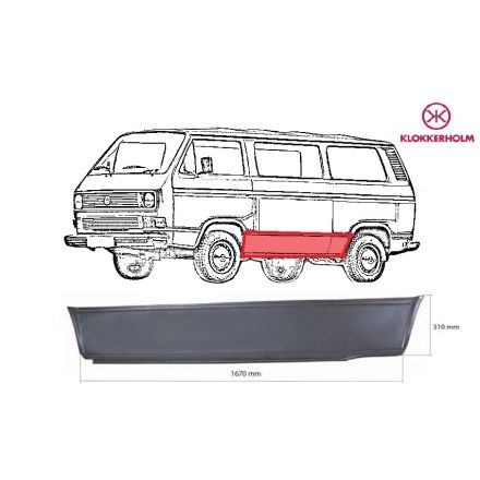 oldaljav. T25 bal 1670x310mm 5870109