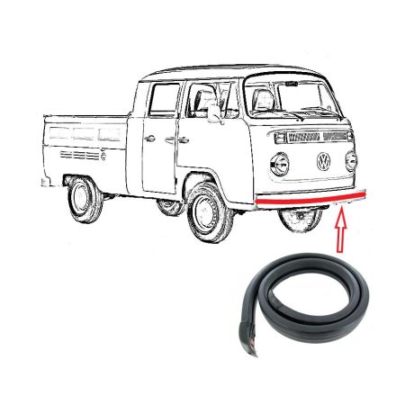 gumicsík lökhárítóba T2 73-  E 20029